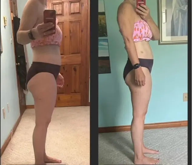 Before and after transformation 2