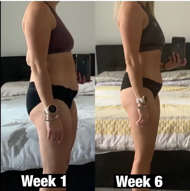 Before and after transformation 6